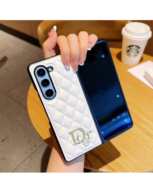 Dior ディオールブランドGalaxy Z Fold 5 6ケース 折りたたみ Galaxy Z Fold 6 5カバー レディース ブランドギャラクシーZフォールド5 4 6ケース 大人気galaxy z flip5 4 6ケース ファッション