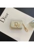 Dior ディオール エアーポッズ 4/プロ2/3ケース レザー 革製 airpods pro2ケース ネクタイ型 軽量airpods pro2キーファインダー airpods pro2/3ケース チエーン付きメンズ レディース