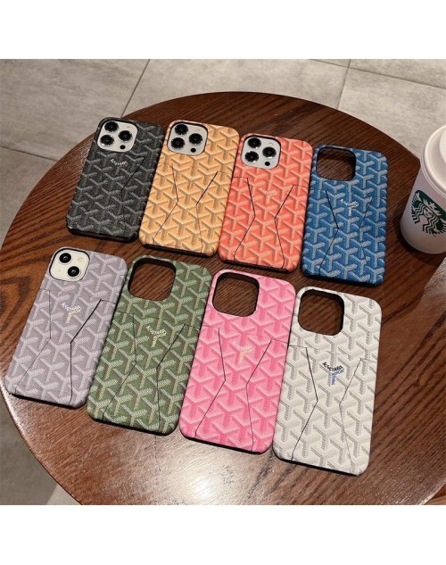 Goyard ゴヤール iphone 15 16 plus 14 pro maxケース 保護ブランドパロディアイフォン15プラス 16 plus カバー 男女兼用 アイフォン16プロ カバー 15 14 13 12カバー可愛い