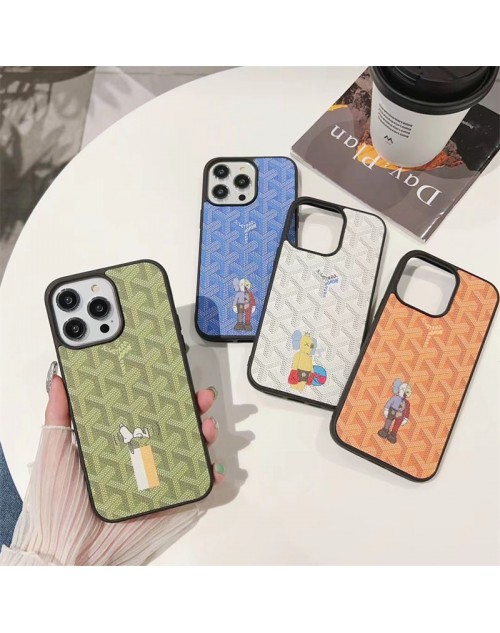 Goyard ゴヤールブランド iphone15 16pro max 14 13ケース パロディ アイフォン16プロ カバー 15 14 13 12カバー可愛い アイフォン15プロマックス 16カバー 経典