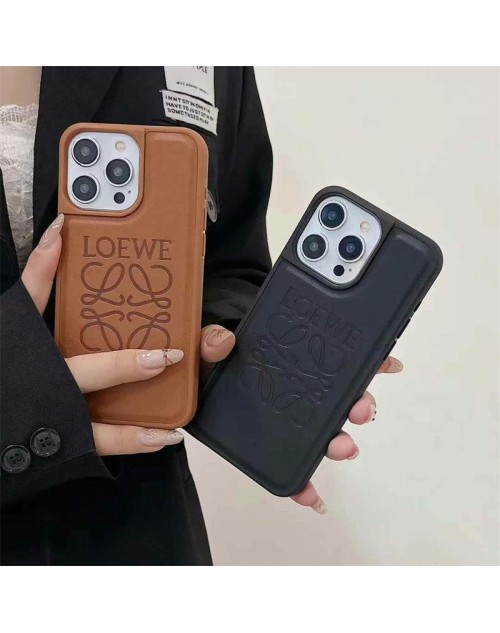 LOEWE ロエベ iphone 15 16 plus 14 pro maxケース 保護 アイフォン16プロ カバー 15 14 13 12カバー可愛い アイフォン15プロマックス 16カバー 経典