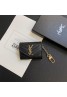 Ysl イブサンローランハイブランド Airpods 4/Pro2保護カバー カラビナ付き 革製airpods pro2ケース ネクタイ型 軽量airpods pro2キーファインダー エアーポッズ マクス/プロ2カバー モノグラム 男女通用